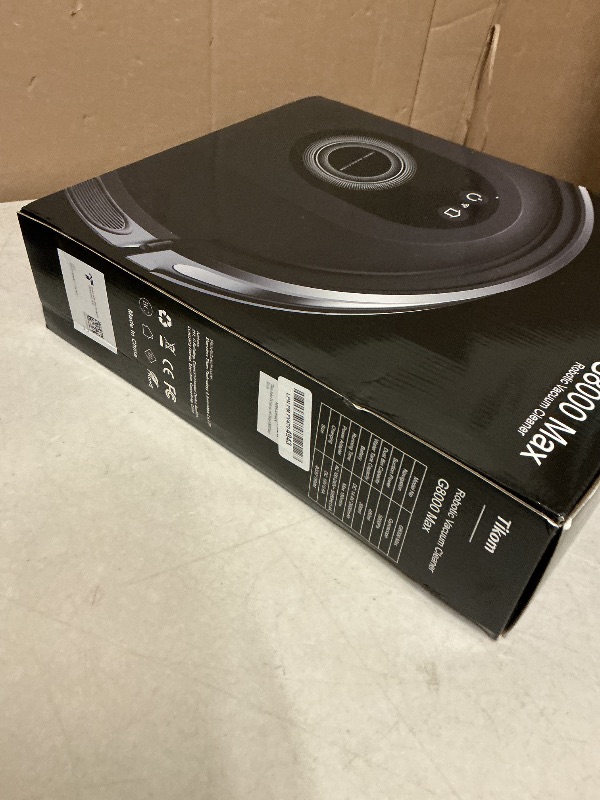 Photo 1 of Tikom Robot Vacuum and Mop Combo, 5000Pa Robotic Vacuum Cleaner, 150 Min Max, App & Remote Control, Ideal for Hard Floor, Carpet, Pet Hair, Self-Charge(G8000 Max)