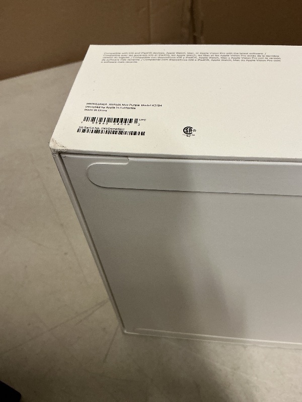 Photo 1 of Apple AirPods Max Wireless Over-Ear Headphones, Pro-Level Active Noise Cancellation, Transparency Mode, Personalized Spatial Audio, USB-C Charging, Bluetooth Headphones for iPhone - Purple