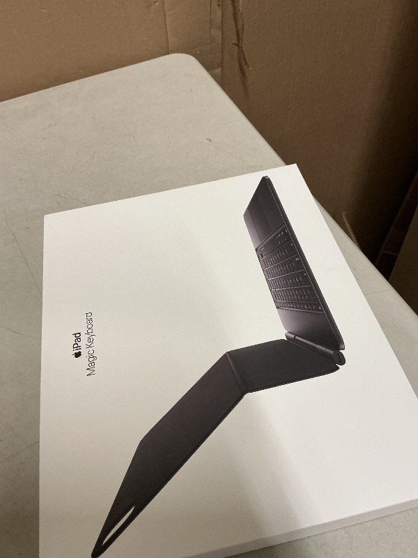 Photo 1 of Apple iPad Magic Keyboard Case for iPad Pro 13-inch (M4 and M5), Great Typing Experience, Built-in Trackpad, Function Row, US English - Black