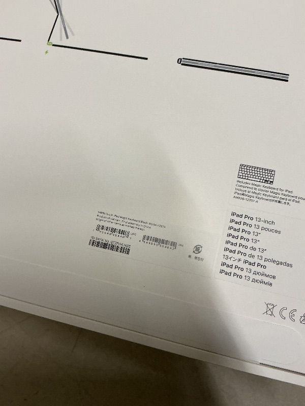 Photo 1 of Apple iPad Magic Keyboard Case for iPad Pro 13-inch (M4 and M5), Great Typing Experience, Built-in Trackpad, Function Row, US English - Black