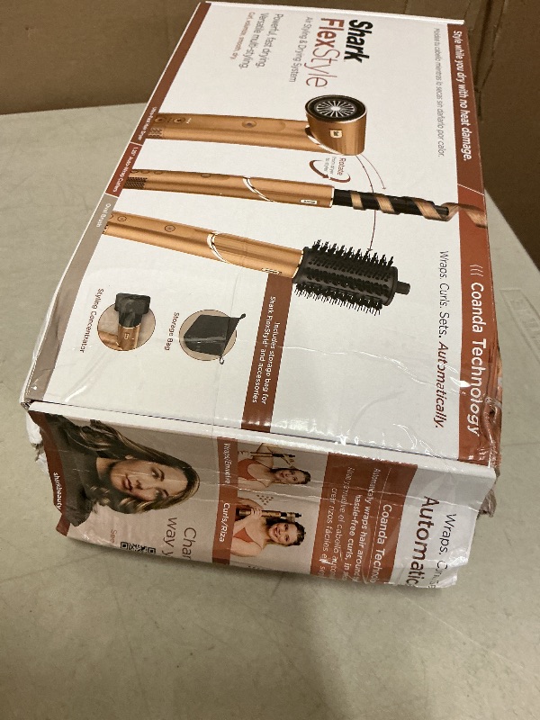 Photo 1 of Shark FlexStyle® (Special Edition) | Air Styling & Drying System | Powerful Hair Dryer Brush & Multi-Styler | Auto-Wrap Curlers, Oval Brush, Concentrator, & Storage Bag Included | Copper | HD433CP