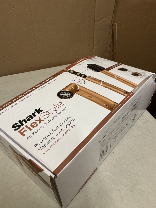 Photo 1 of Shark FlexStyle® (Special Edition) | Air Styling & Drying System | Powerful Hair Dryer Brush & Multi-Styler | Auto-Wrap Curlers, Oval Brush, Concentrator, & Storage Bag Included | Copper | HD433CP
