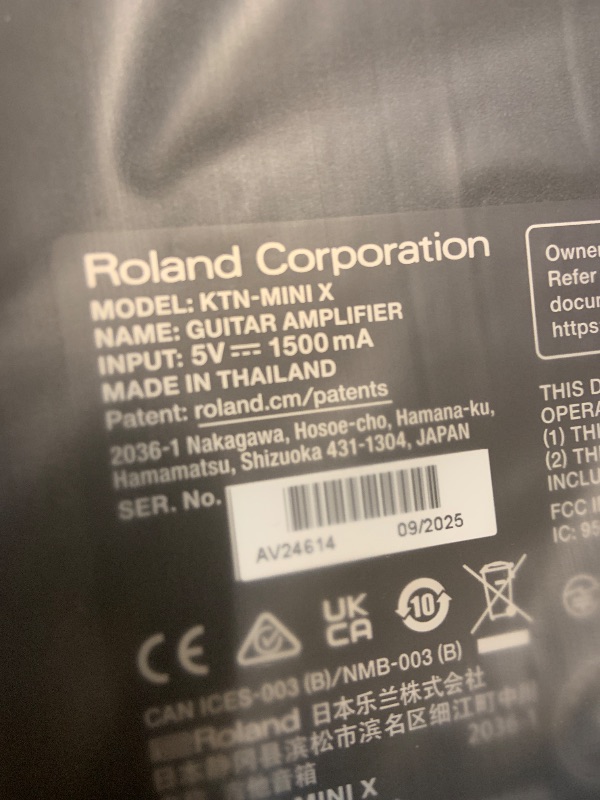 Photo 1 of BOSS Katana-Mini X | Powerful 10-Watt Mini Amplifier for Electric, Acoustic & Bass | Tube Logic Design | Custom 5” Speaker | Versatile Sounds & Dual Effects | Bluetooth | Built-in Rechargeable Battery