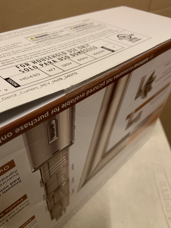 Photo 1 of Shark FlexStyle Air Styling & Drying System, Powerful Hair Dryer Brush & Multi-Styler with Auto-Wrap Curlers, Paddle Brush, Oval Brush, Concentrator Attachment, Stone, HD430