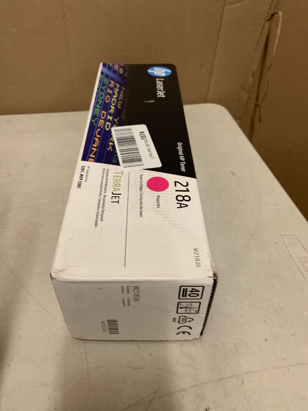Photo 1 of HP 218A Magenta Toner Cartridge | Works with Color LaserJet Pro 3201, MFP 3301 Series | W2183A