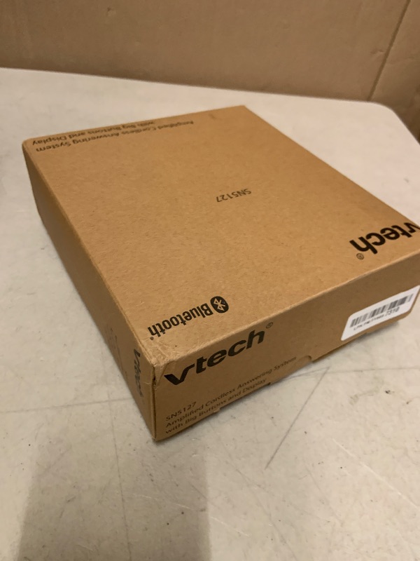 Photo 1 of VTech Amplified Cordless Senior Phone with Answering Machine, Call Blocking, 90dB Ringer, Audio Assist, Big Buttons