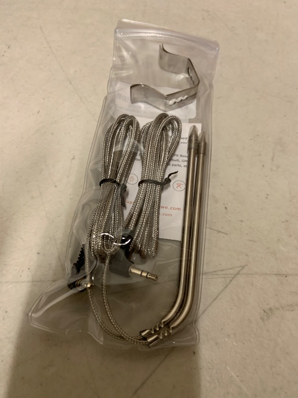 Photo 1 of 2 Pack Replacement Part for Camp Chef Meat Probes, Smoker Grill Temperature Sensor, Pellet Grills Accessories with Stainless Steel Probe Clip 2pc 1