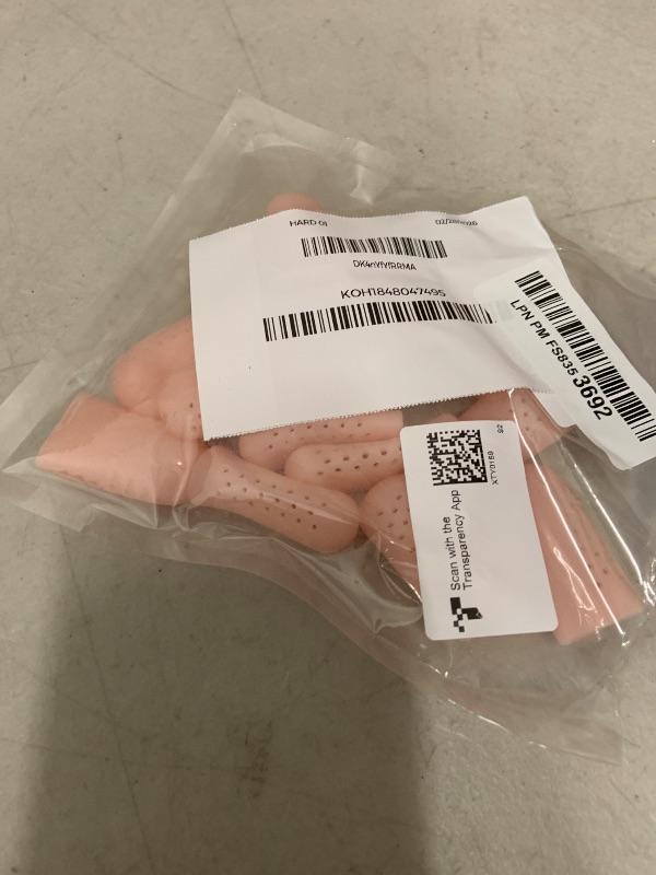 Photo 1 of 16Pcs Gel Finger Cots with Air Holes, Gel Finger Protectors Finger Covers Protection for Finger Tips, Breathable Finger Covers Finger Caps Gloves Finger Protectors for Wound, Finger Cracking