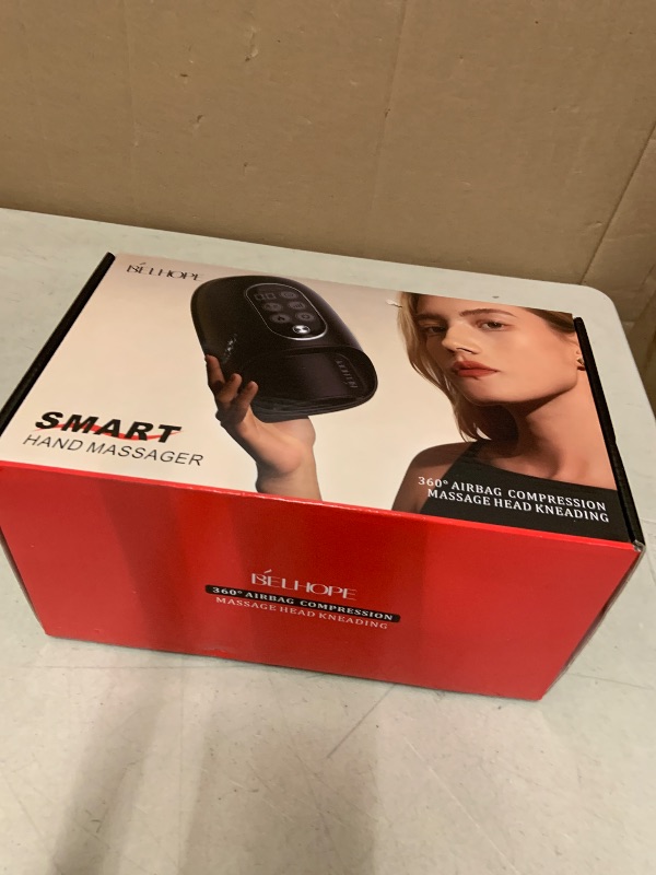 Photo 1 of Hand Massager with Heat and Compression, Hand Massage for Arthritis and Carpal Tunnel Relief, 6 Intensities with Wrist Massager and Kneading Massage Nodes, Mother's Day Gifts for Men Women