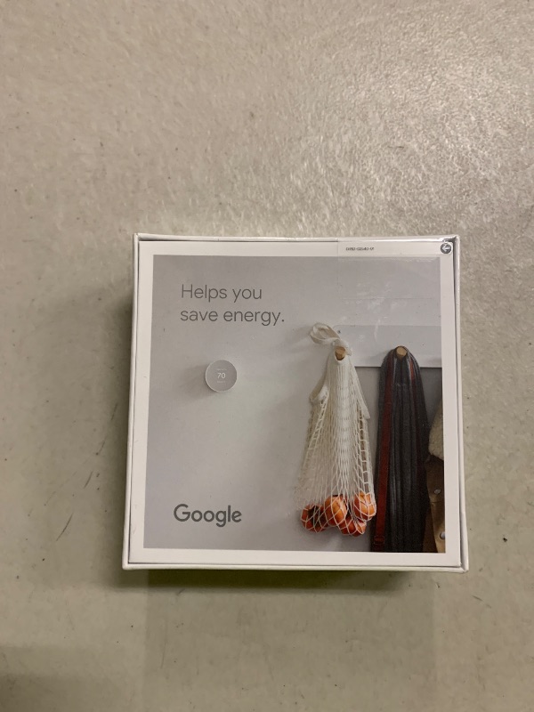 Photo 1 of Google Nest Thermostat - Smart Thermostat for Home - Programmable Wifi Thermostat - Snow