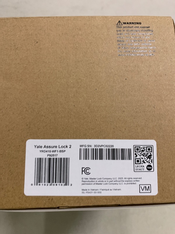 Photo 1 of Yale Security Assure Lock 2 Deadbolt, Black Suede Keyed Smart Entry Door Lock with Wi-Fi Connected Keypad for Code Entry and Remote Access, YRD410-WF1-BSP