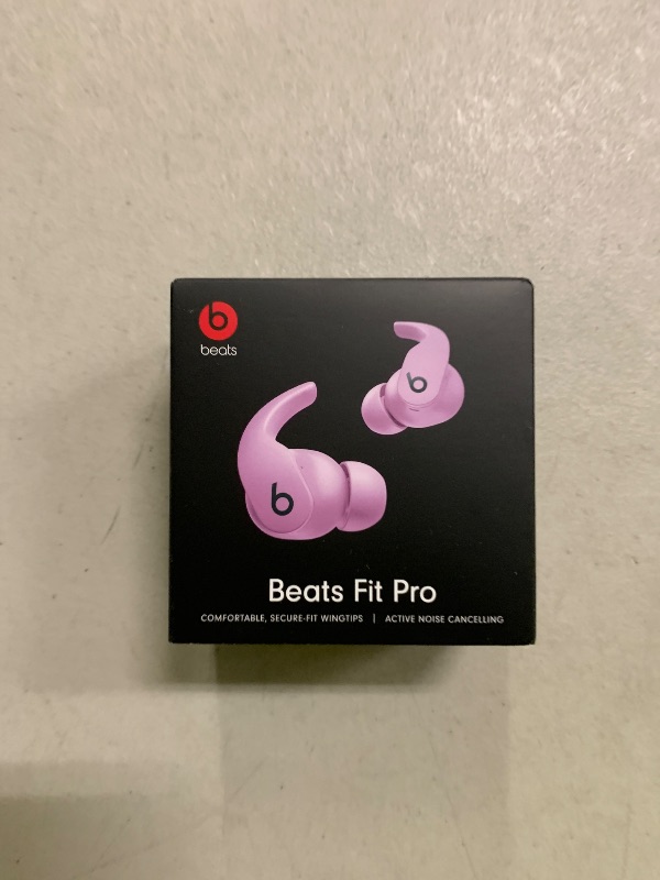 Photo 1 of Beats Fit Pro (1st Gen) - True Wireless Noise Cancelling Earbuds - Active Noise Cancelling - Sweat Resistant Earphones, Compatible with Apple & Android, Class 1 Bluetooth® - Stone Purple