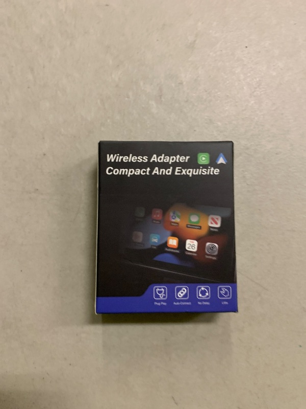 Photo 1 of 2026 Aimoon Mini Wireless CarPlay Adapter Upgrade Wired to Wireless for CarPlay & Android Auto Plug and Play Fast Auto-Reconnect Stable Control Zero Delay Car Play for iPhone iOS 10+ Android 11+