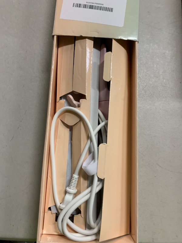 Photo 1 of 3 in 1 Automatic Curling Iron, Hair Curlers with 3 Curling Barrels (1" - 1.25" - 1.5"), Rotating Curling Iron with 3 Temp, 2-Way Rotation, 10S Fast Heating, Anti-Scald, Dual Voltage, Pink