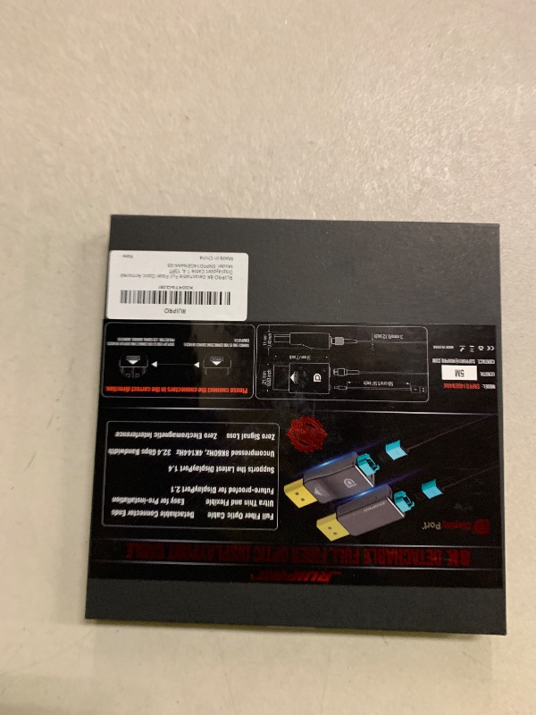 Photo 1 of RUIPRO 8K Detachable Full Fiber Optic Armored 8K60Hz Cable 1.4 15FT, 32.4 Gbps, Supports 4K@144Hz, HDR, HDCP 2.2&2.3, FreeSync & G-Sync, Compatible with RTX 4090/3090 Ti/RX 7900 XTX