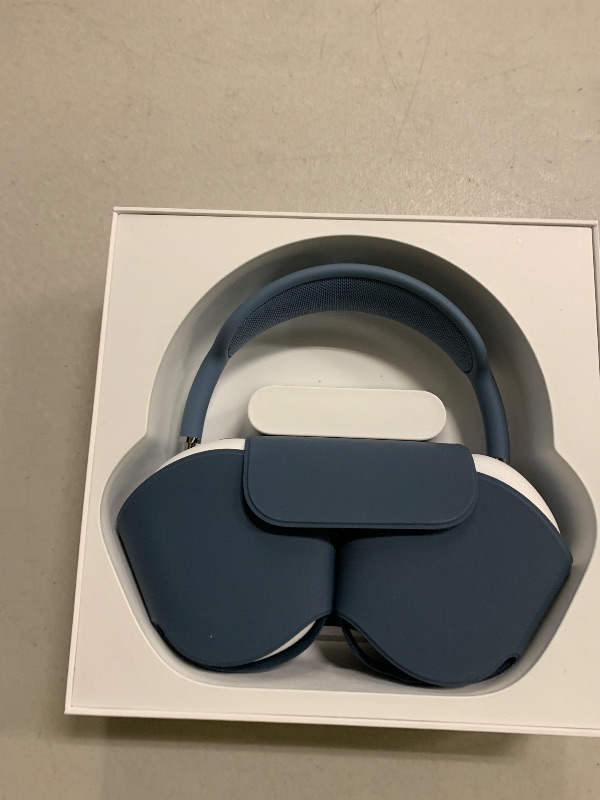 Photo 1 of Apple AirPods Max Wireless Over-Ear Headphones, Pro-Level Active Noise Cancellation, Transparency Mode, Personalized Spatial Audio, USB-C Charging, Bluetooth Headphones for iPhone - Blue