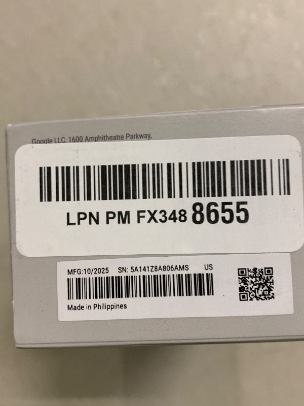 Photo 1 of Google Nest Doorbell (Wired, 3rd Gen) - 2K Video and Gemini, Live View, Night Vision, 2-Way Audio - Works with Google Home - 2025 Model - Snow