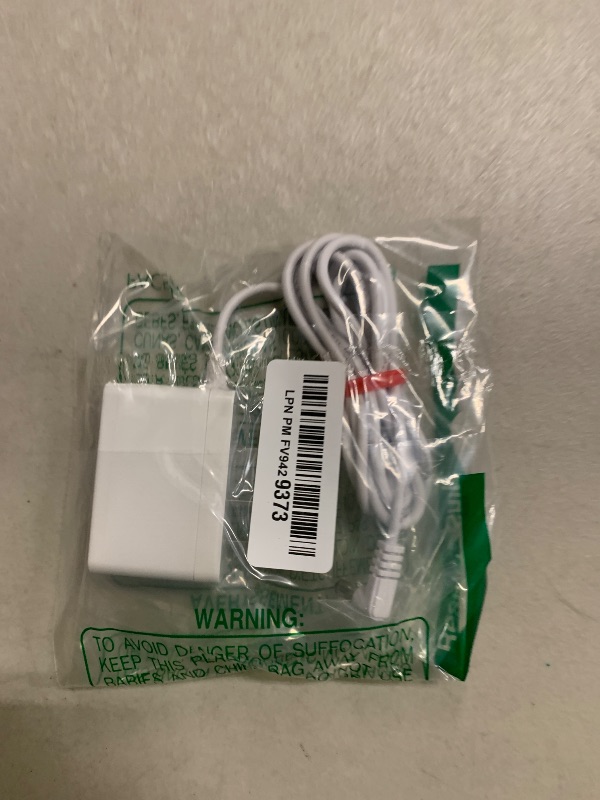 Photo 1 of 12V Power Cord for Levoit Core Mini Air Purifier LAP-C161-WUS LAP-C161-KUS LAPC161WUS LAPC161KUS - Charger Power Supply - 1.8M/5.9Ft Extra Length - White