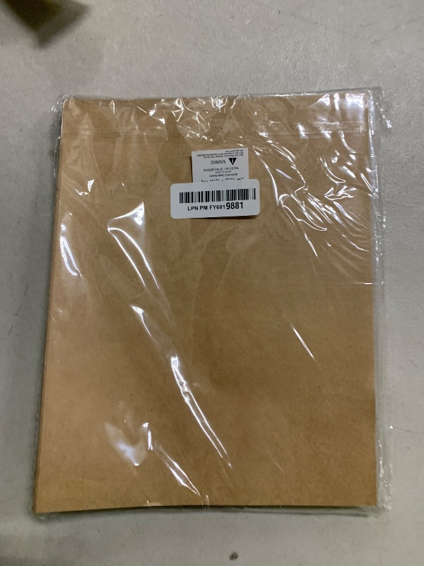 Photo 1 of 120 Pack Kraft Paper - Brown Stationery Paper- Brown Craft Paper for Arts and Craft, Drawing, D.I.Y. Projects - Letter Size Kraft Paper - Laser & Inkjet Printer Compatible - 8.5 x 11 Inches