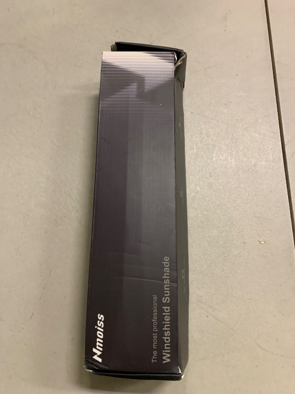 Photo 1 of [Upgraded] Nmoiss Windshield Sun Shade Umbrella - [Vinyl Coating Heat Shield] Protect Car from Sun Rays & Heat Damage Keep Cool and Protect Interior, Spring Structure Edge Medium 56" L x 31" W