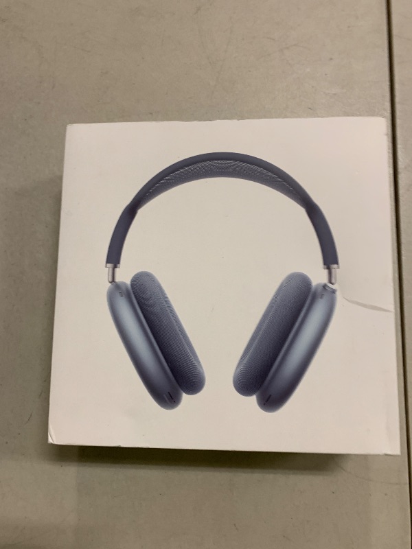 Photo 1 of Apple AirPods Max Wireless Over-Ear Headphones, Pro-Level Active Noise Cancellation, Transparency Mode, Personalized Spatial Audio, USB-C Charging, Bluetooth Headphones for iPhone - Blue