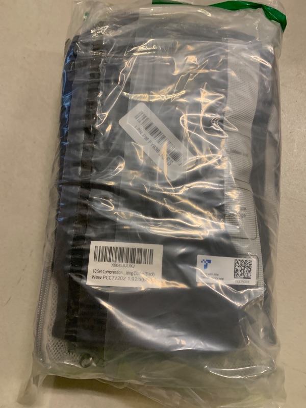 Photo 1 of 10 Set Compression Packing Cubes for Travel Essentials,Compressible Expandable Packing Cubes for Suitcase,OlarHike Luggage Organizer Bags for Travel,Handy Helper for Organizing Clothes(Black)