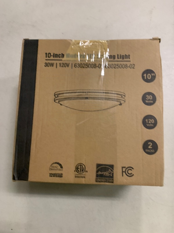 Photo 1 of 2-Pack 10Inch 30W LED Flush Mount Ceiling Light Fixtures Black, Ultra Bright 3200LM Dimmable Ceiling Lights, 5CCT 2700K 3000K 4000K 5000K 6500K, Ceiling Lamps for Kitchen Hallway Bedroom Bathroom