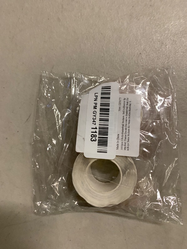 Photo 1 of 1000pcs 2 Rolls Basketball Stickers, Self-Adhesive Sports Ball Theme Decals Decorative Basketball Seal Girls Boys Teens Stickers for Water Bottles Birthday School Classroom Party Poster Board Supplies