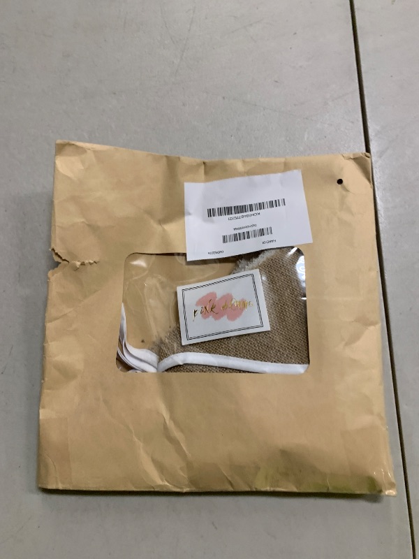 Photo 1 of 24Ft Burlap Banner Burlap Triangle Pennant Flag Linen Bunting Garland Streamers for Birthday Wedding Baby Shower Engagement Camping Rustic Boho Spring Easter Holidays Graduation Party Decorations