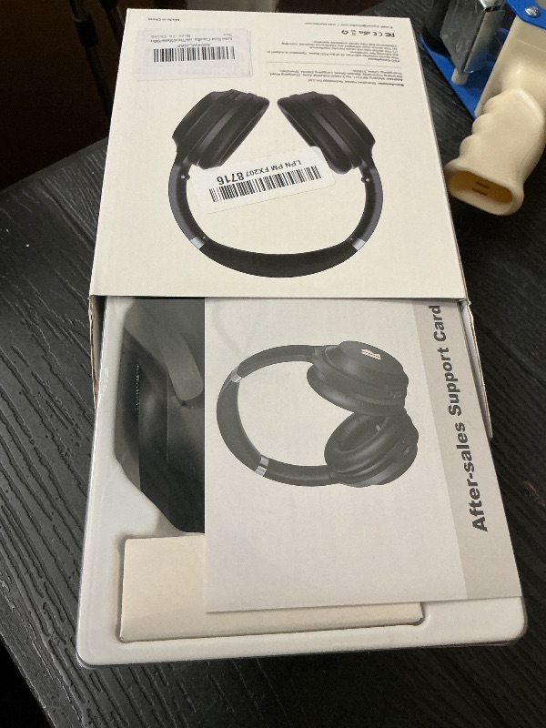 Photo 1 of Active Noise Cancelling Headphones, Wireless Over-Ear Bluetooth Headphones ANC, Hi-Res Audio, 60H Playtime, Deep Bass, 3.5MM Cable, Memory Foam Ear Cups for Work/Travel/Home/Office