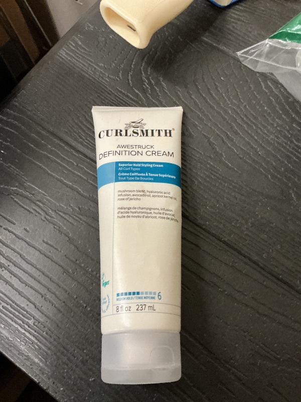Photo 1 of CURLSMITH Awestruck Definition Cream - Superior Hold Styling Cream, Deep Hydration and Frizz Reduction (8 oz)
