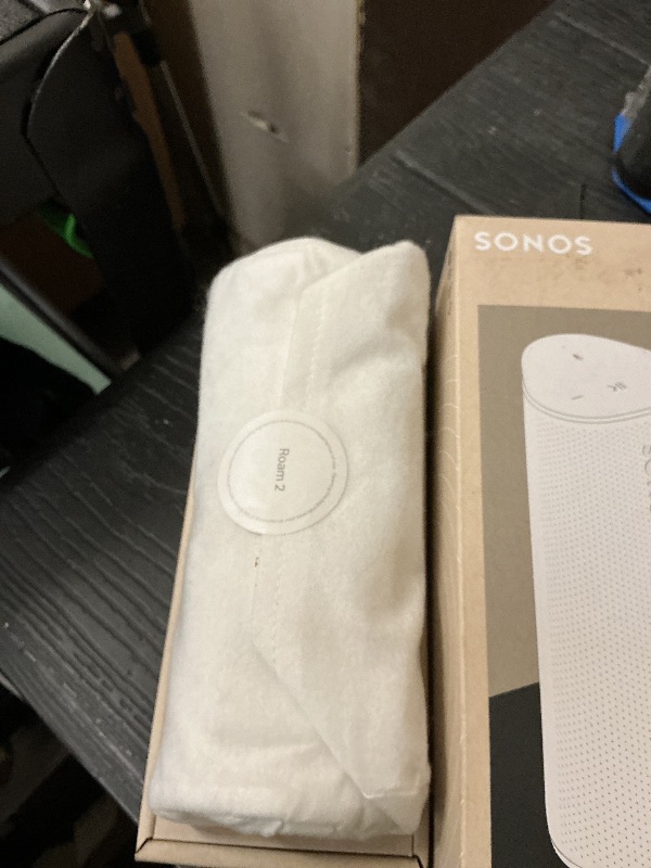 Photo 1 of Sonos Roam 2 - White - Portable Waterproof Bluetooth Speaker