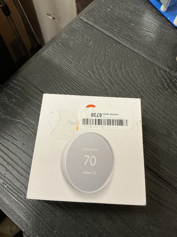 Photo 1 of Google Nest Thermostat - Smart Thermostat for Home - Programmable Wifi Thermostat - Snow