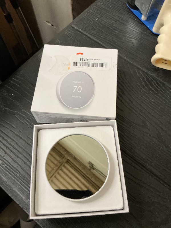 Photo 1 of Google Nest Thermostat - Smart Thermostat for Home - Programmable Wifi Thermostat - Snow