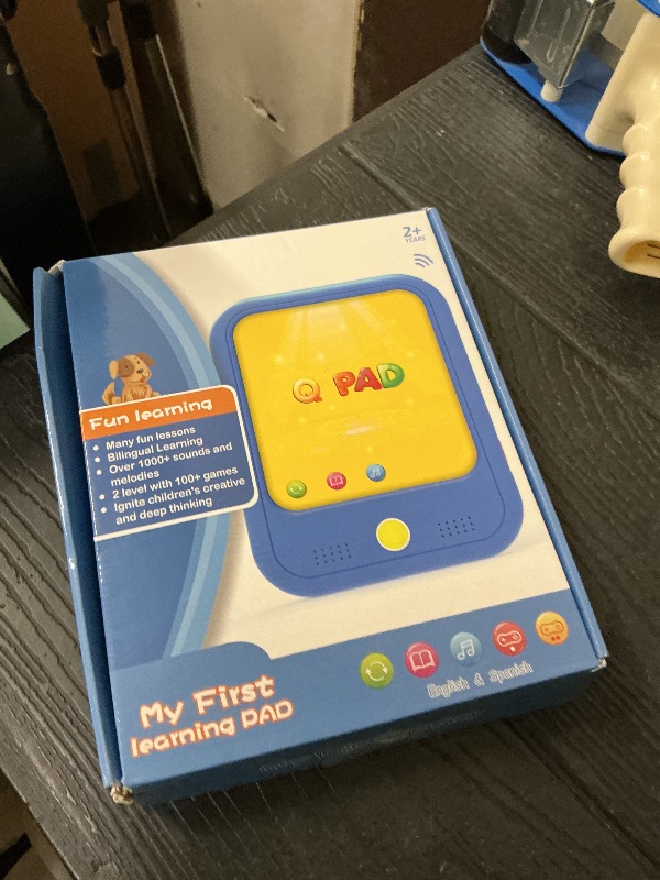 Photo 1 of Kids Educational Learning Tablet Toy-Educational Tablet Toy to Interactive Learn Alphabets,Colors,Number,Foods,Jurassic Park,Animals,Learning Toys for Toddlers 2-6 Years Old,Gifts for Boys Girl