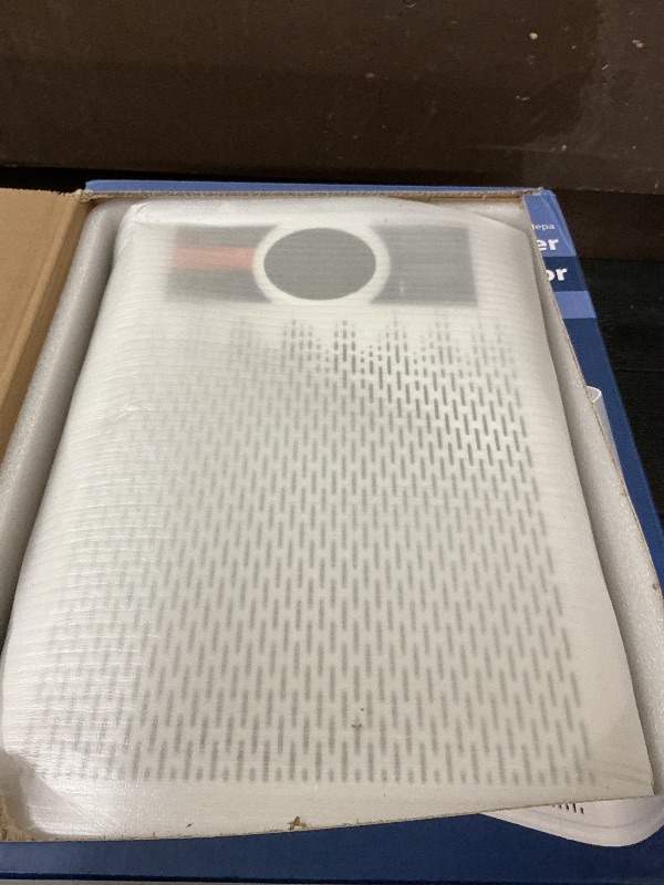 Photo 1 of ECOSELF Smart Air Purifier for Home Large Rooms, with WiFi Control, Covers Up to 2400 Ft², Smart Mode, AQI Display, 22dB Sleep Mode & Aromatherapy with 2X-Power Filtration, HAP603WF, White