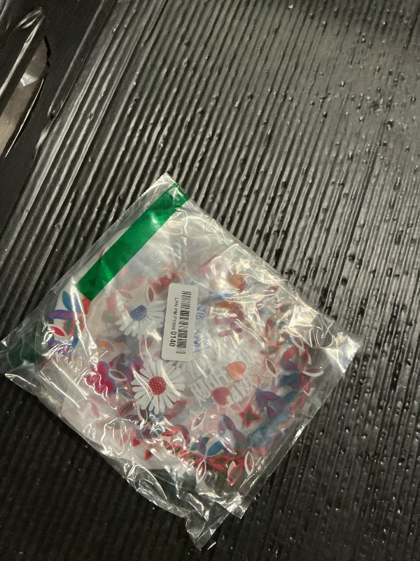 Photo 1 of 12 Pieces Happy Birthday Transparent Bobo Balloons - Clear Round and Colorful 4D, 20 Inches for Party, Wedding, Baby Shower Decoration