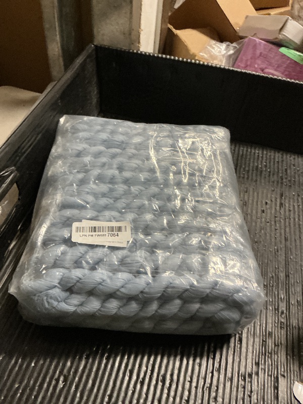 View 2 of 12 Pack Dusty Blue Cheesecloth Table Runner 35"×120" Gauze Fabric Table Runner Rustic Sheer Runner for Wedding Birthday Baby Shower Party Table Decoration Dusty Blue 12 Pack