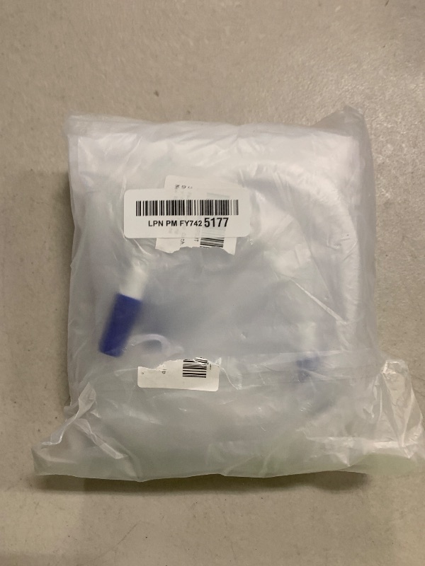 Photo 1 of 3 Pack Easy-Tap Catheter Leg Bag Urinary Drainage Bag, 500ml, Anti-Reflux Valve, Cloth Straps, Easy Flip Drain ?18” Tubing