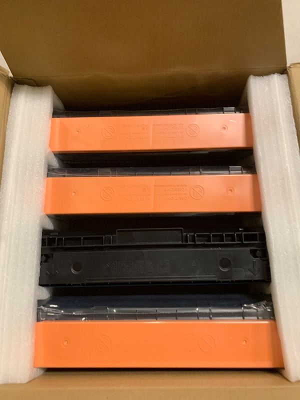 Photo 1 of 218A Toner Cartridges 4 Pack (with Chip) Compatible Replacement for HP 218A 218X for Color LaserJet Pro 3201dw MFP 3301fdw 3301cdw 3301sdw Printer Ink W2180A W2180X High Yield (BCMY, 4-Pack)