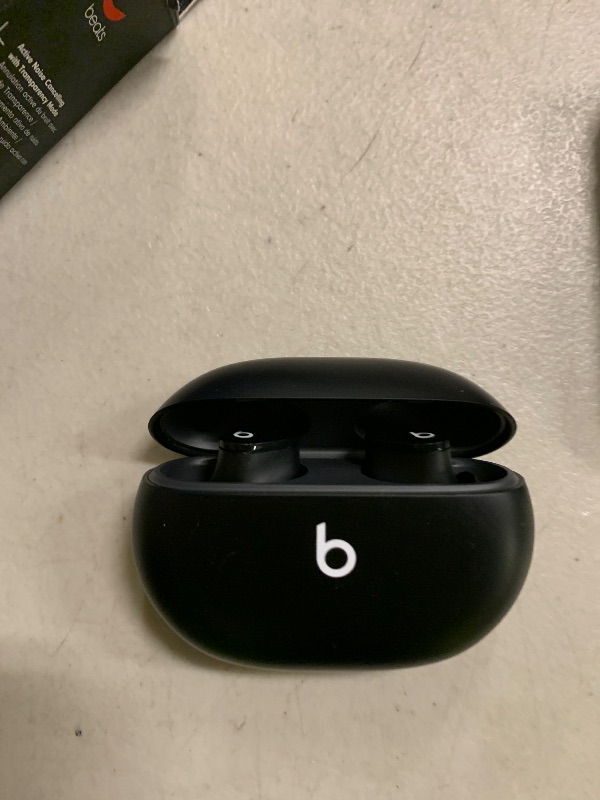 Photo 1 of Beats Studio Buds - True Wireless Noise Cancelling Earbuds - Compatible with Apple & Android, Built-in Microphone, IPX4 Rating, Sweat Resistant Earphones, Class 1 Bluetooth Headphones - Black