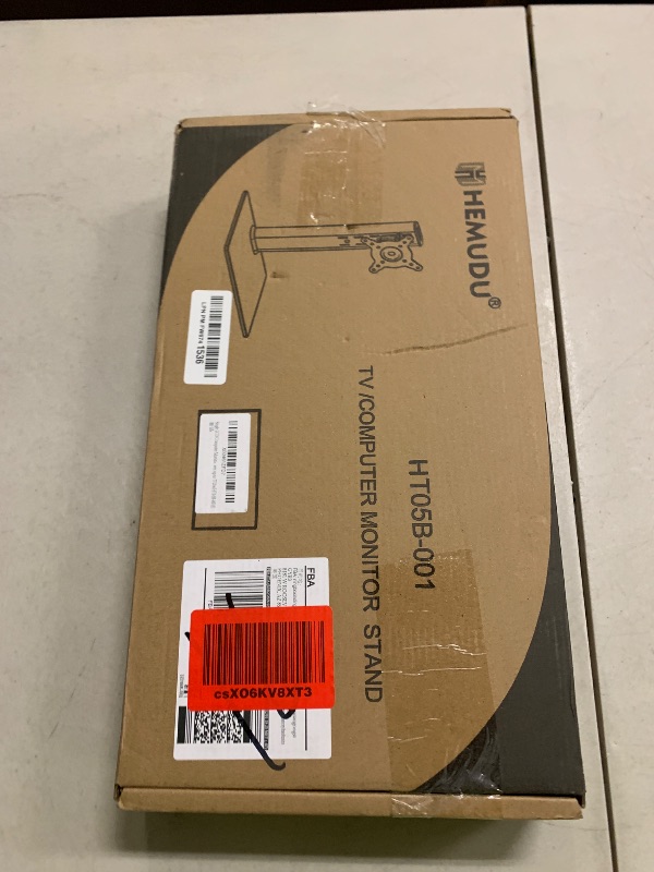 Photo 1 of Single LCD Computer Monitor Free-Standing Desk Stand Mount Riser for 13 inch to 32 inch screen with Swivel, Height Adjustable, Rotation, Vesa Base Stand Holds One (1) Screen up to 77Lbs(HT05B-001))