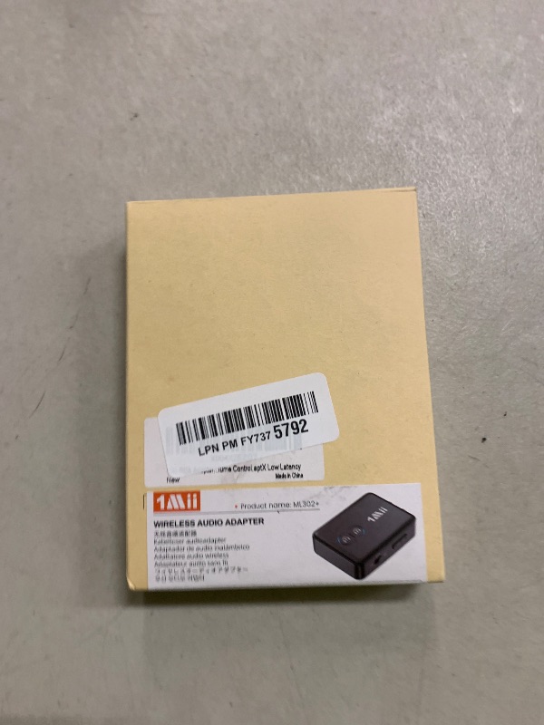 Photo 1 of 1Mii RCA Bluetooth 5.3 Adapter for TV, 3.5mm AUX Bluetooth Transmitter Receiver for 2 AirPods or Headphones, Home Stereo, Speakers, Projector, Treadmills, PC, with Volume Control, aptX Low Latency