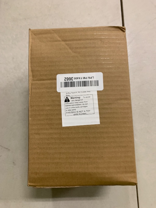 Photo 1 of 30 Pcs Travel Hangers Portable Foldable Travel Hanger Organizer, Plastic Cruise Essentials Clothes Drying Rack Folding Hangers for Camping Flying RV Europe Vacation Essentials Suitcase, Dark Grey