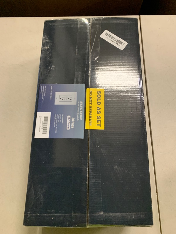 Photo 1 of ELECTECK 30 Pack GFCI Outlets 15 Amp, Non-Tamper Resistant, Decor GFI Receptacles with LED Indicator, Ground Fault Circuit Interrupter, Wallplate Included, ETL Listed, White