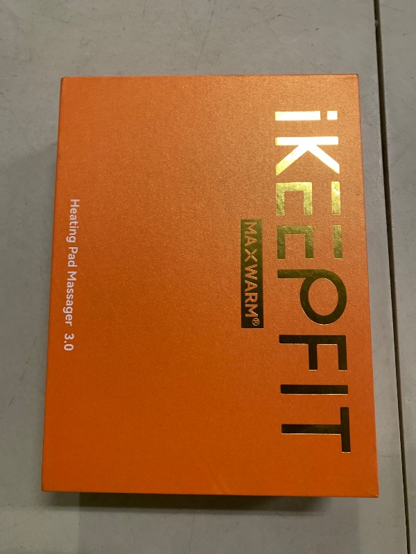 Photo 1 of IKEEPFIT Portable Heating Pad for Back, Cordless Wearable Heat Belt with Massager for Lower Back Pain Relief, Battery Powered 8000 mAh Rechargeable, MAXwarm® 3.0, Gift for Women Men 90-310 lbs