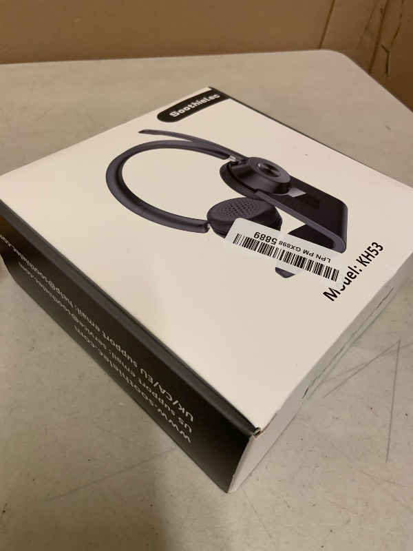 Photo 1 of (Upgraded Version) Wireless Headset, Bluetooth Headset with Noise Cancelling Microphone, Best Headphones with Mic Mute & USB Dongle for PC/Computer/Laptop/Cell Phones/Remote Work/Call Center