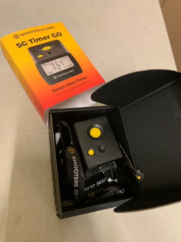 Photo 1 of SG Timer GO | Affordable Shot Timer for Training & Dry Fire, Best Battery Life, Smart Sensor, Belt Quick Release, Bluetooth & Free Mobile app with Video Recording (Belt Quick Release + Pocket Clip)