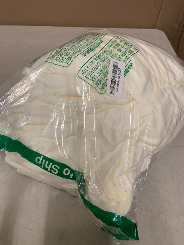 Photo 1 of 10ft×12ft Ivory Backdrop Curtain for Wedding Parties, 2 Panels Wrinkle Free Polyester Photo Backdrop Drapes Back Drop Cloth for Birthday Photography Background