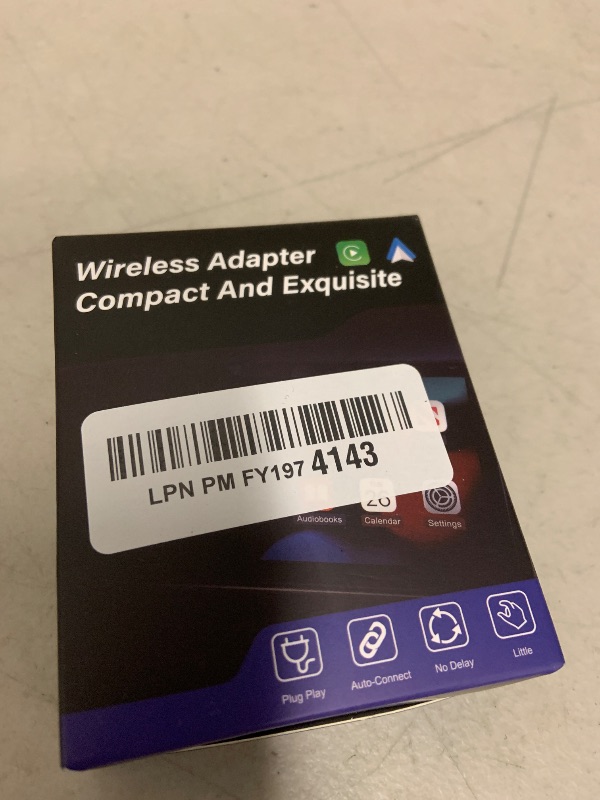 Photo 1 of 2026 Wireless CarPlay Adapter, 2in1 Mini CarPlay Wired to Wireless with Fast Stable Connection, Plug and Play, Zero Delay Car Play for iPhone iOS 10+, Android 11+